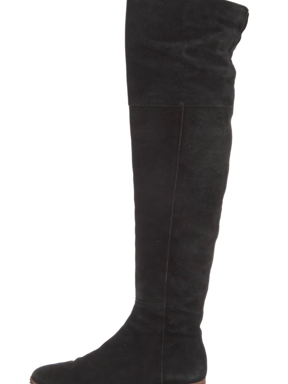Stuart Weitzman Black Over-the-Knee Suede Boots